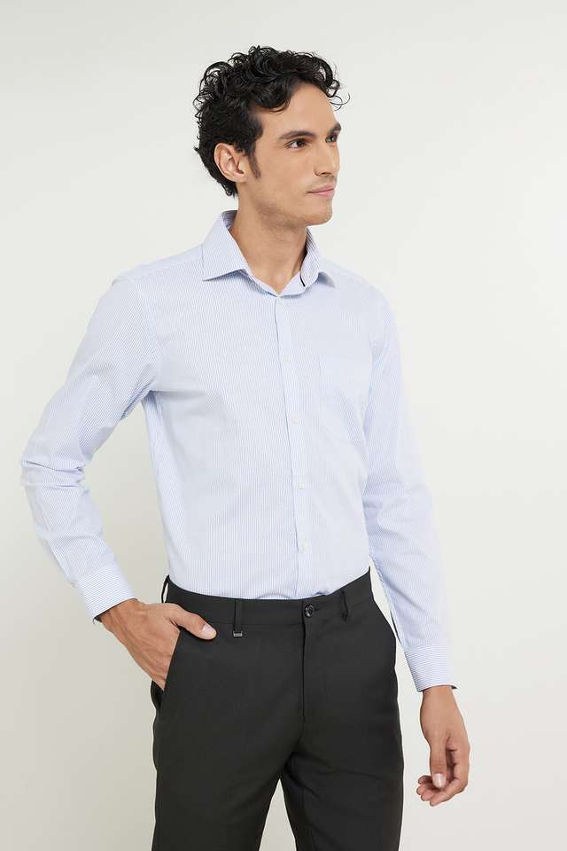 Stripes-Cotton-Slim-Fit-Men-s-Work-Wear-Shirt