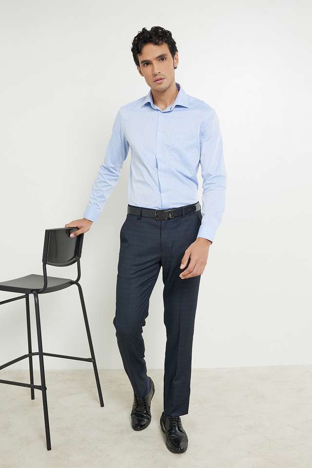 Dobby-Cotton-Slim-Fit-Men-s-Work-Wear-Shirt