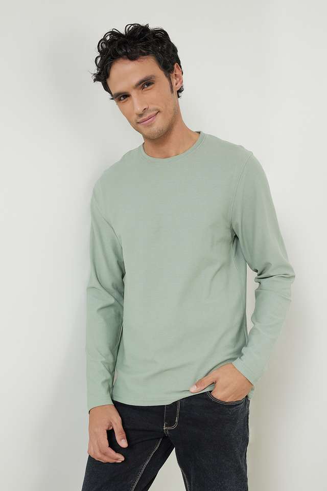 Solid-Cotton-Crew-Neck-Men-s-T-Shirt