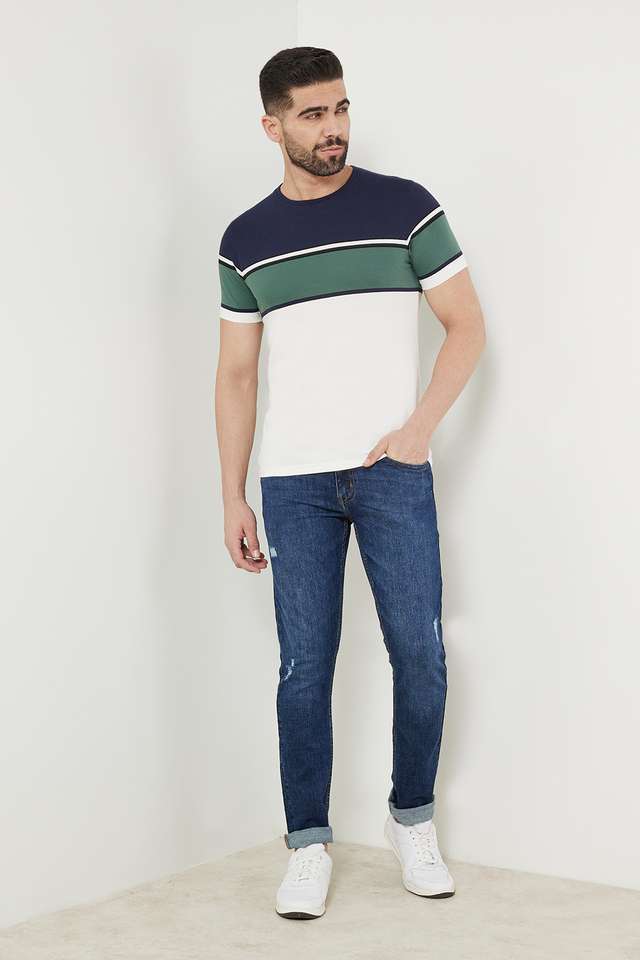 Solid-Cotton-Crew-Neck-Men-s-T-Shirt