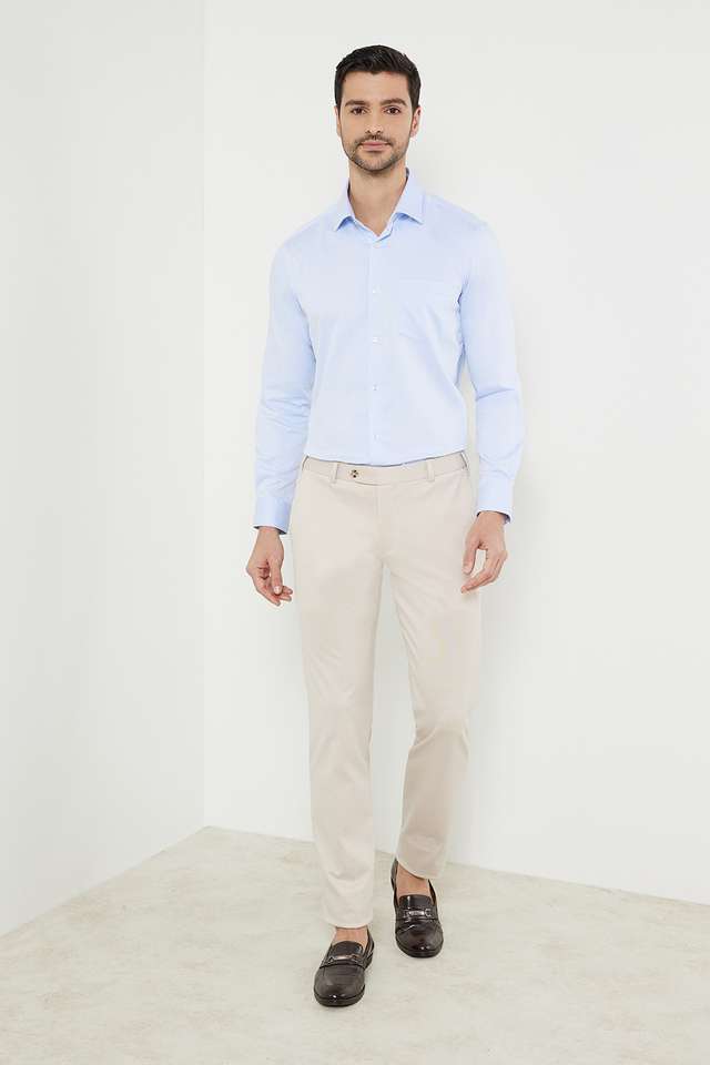 Textured-Cotton-Slim-Fit-Men-s-Work-Wear-Shirt