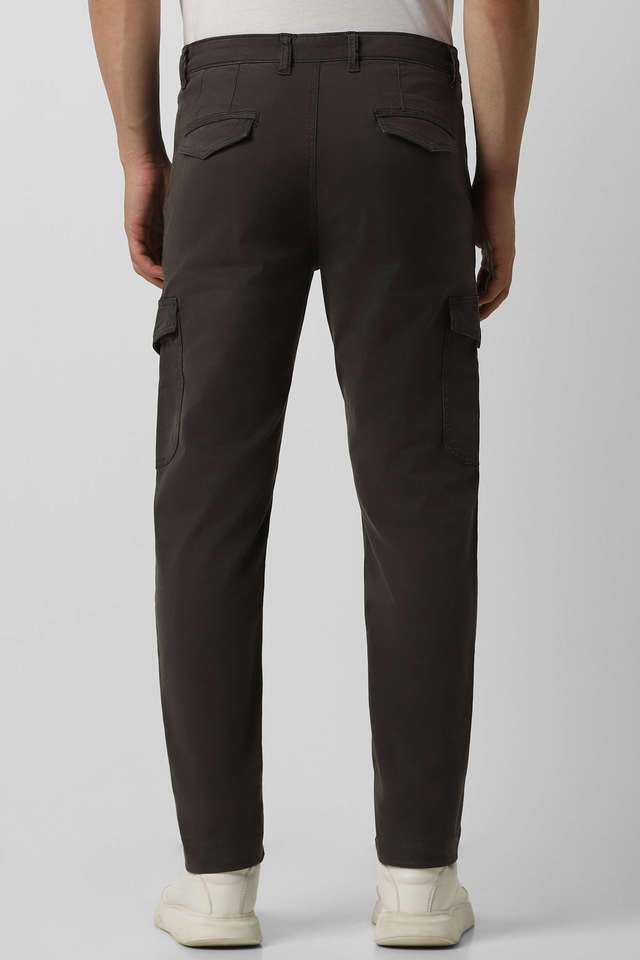 Solid-Cotton-Regular-Fit-Men-s-Casual-Trousers