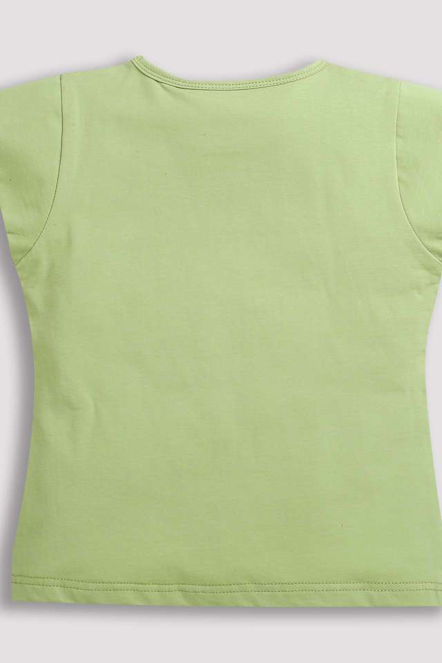 Printed-Polyester-Round-Neck-Girl-s-Top