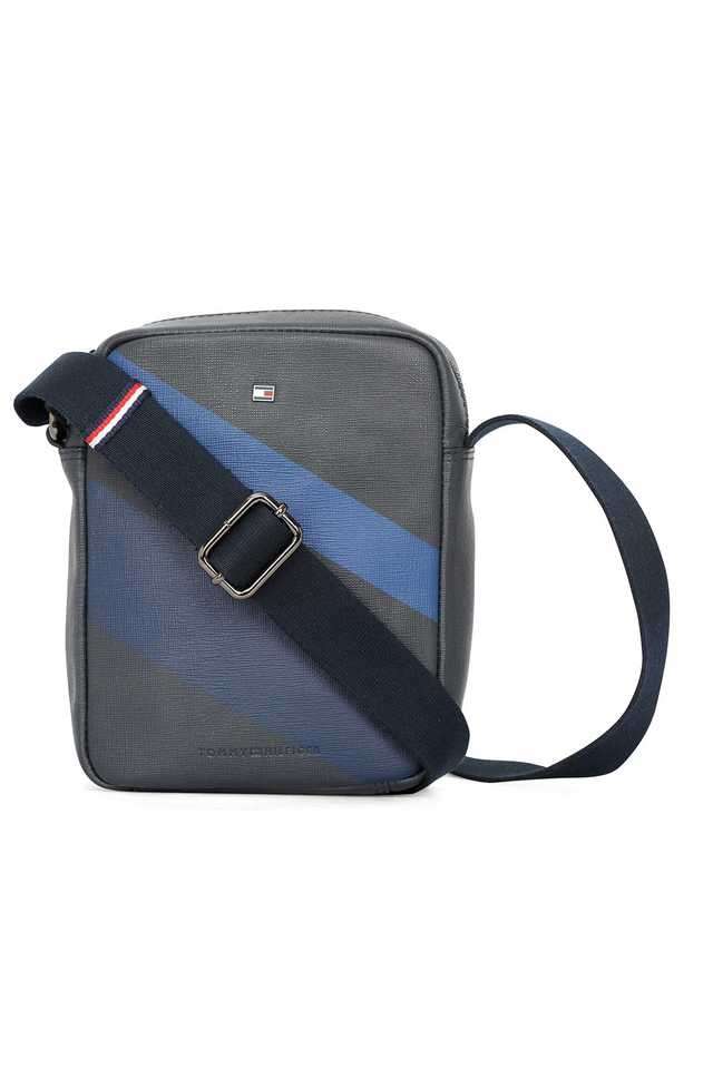Men-Leather-Zipper-Closure-Vertical-Crossbody-Bag
