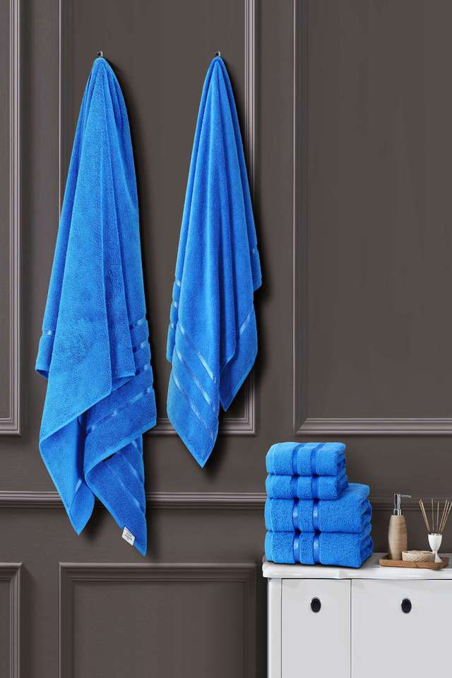 Roman-100--Cotton-Face-Towel-with-Super-Absorption-Quick-Dry-600gsm-30x30-cm-Azure-Blue-(Pack-of-1)