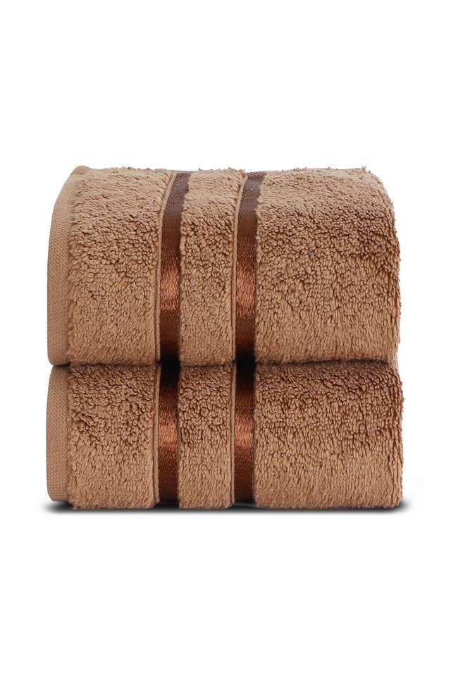 Roman-100--Cotton-Face-Towel-with-Super-Absorption-Quick-Dry-600gsm-30x30-cm-Tabacco-(Pack-of-1)