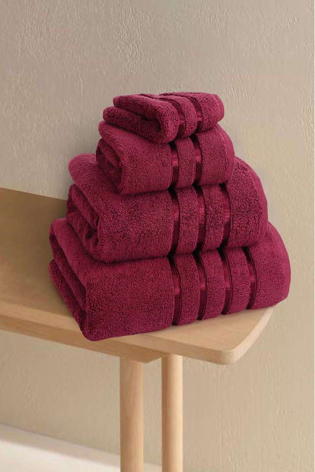 Roman-100--Cotton-Face-Towel-with-Super-Absorption-Quick-Dry-600gsm-30x30-cm-Marsala-New-(Pack-of-1)