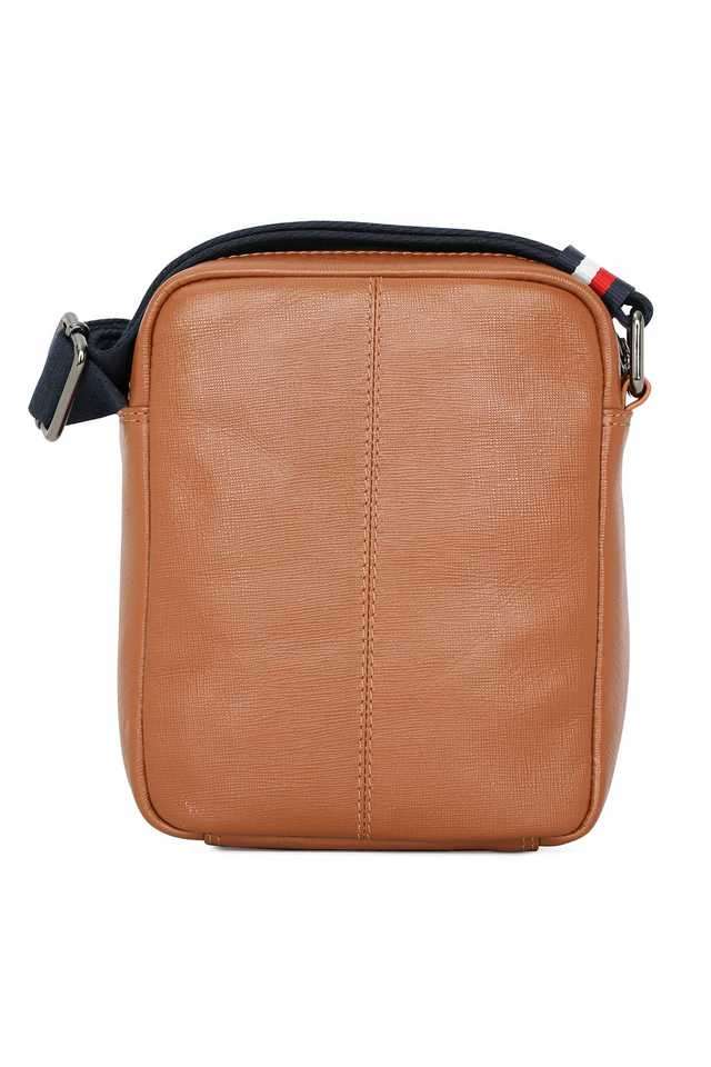 Men-Leather-Zipper-Closure-Vertical-Crossbody-Bag