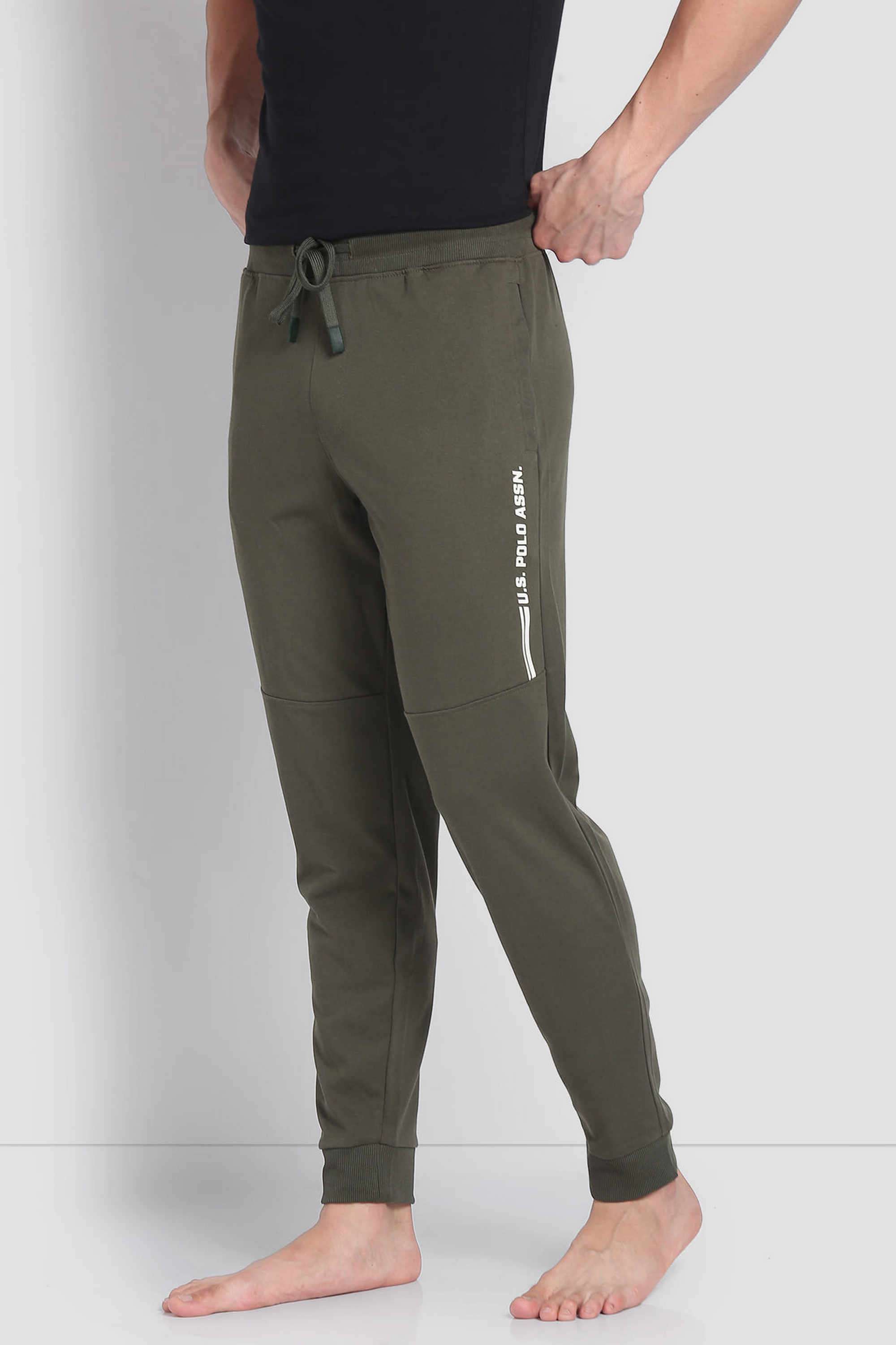 Solid-Blended-Fabric-Regular-fit-Men-s-Joggers