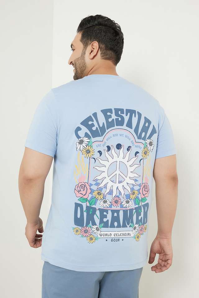 Plus-Size-Graphic-Cotton-Crew-Neck-Men-s-Tee