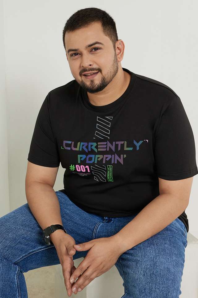Plus-Size-Graphic-Cotton-Crew-Neck-Men-s-Tee