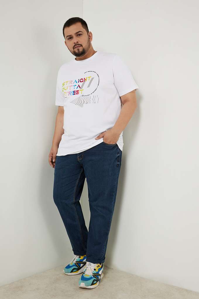 Plus-Size-Graphic-Cotton-Crew-Neck-Men-s-Tee