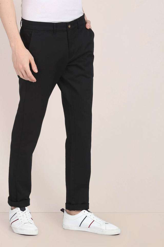 Solid-Cotton-Slim-Fit-Men-Trousers