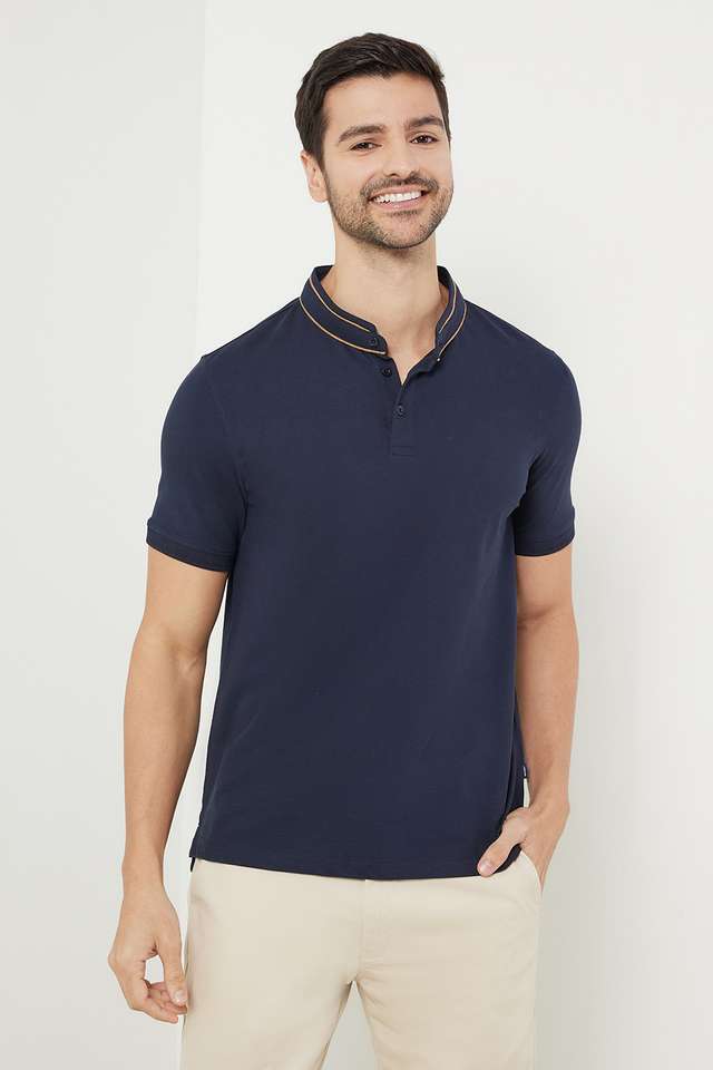 Solid-Cotton-Polo-Men-s-T-Shirt