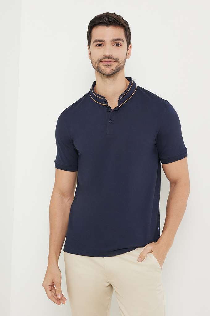 Solid-Cotton-Polo-Men-s-T-Shirt