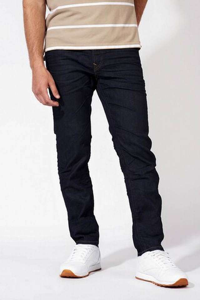 Light-Wash-Cotton-Straight-Fit-Men-s-Jeans
