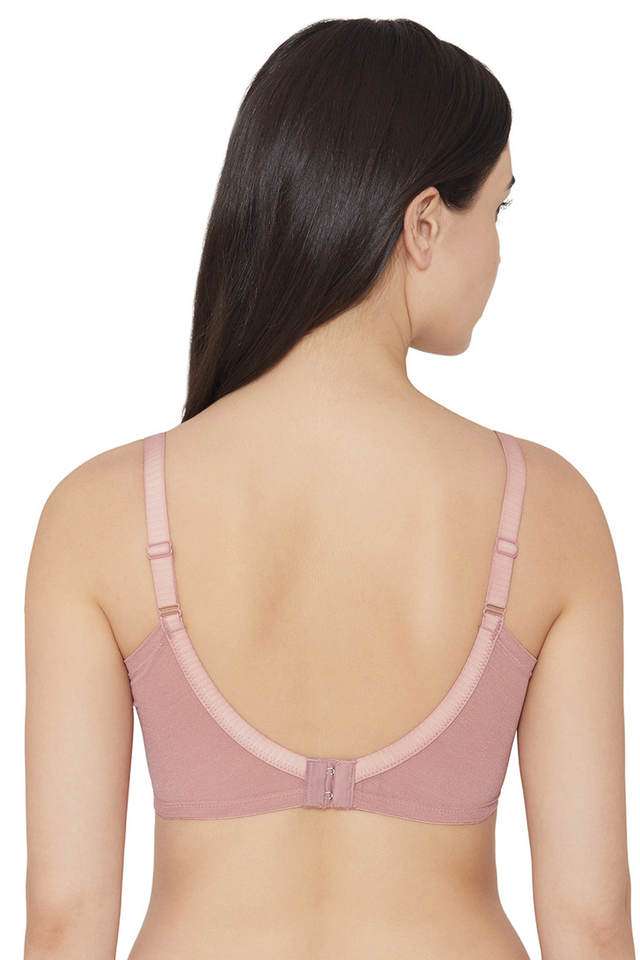 Wired-Fixed-Strap-Padded-Women-s-Lace-Bra