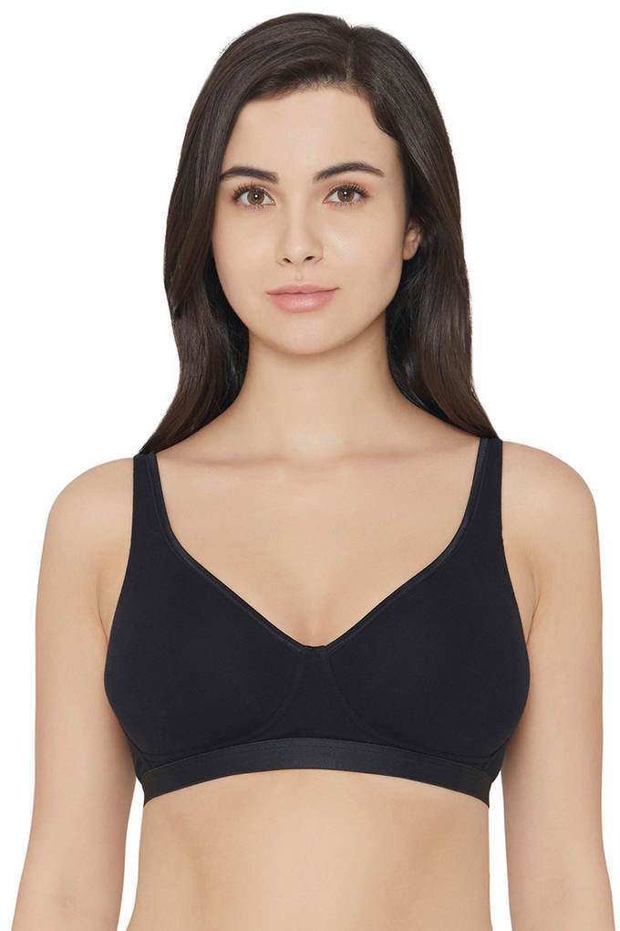 Non-Wired-Fixed-Strap-Non-Padded-Women-s-T-Shirt-Bra