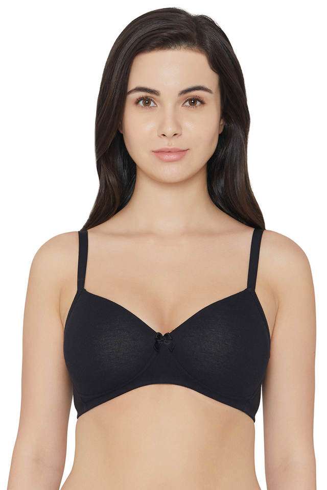 Non-Wired-Fixed-Strap-Padded-Women-s-T-Shirt-Bra