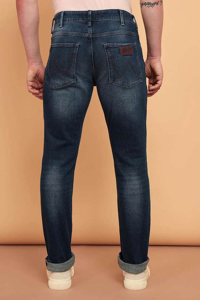 Light-Wash-Cotton-Straight-Fit-Men-s-Jeans