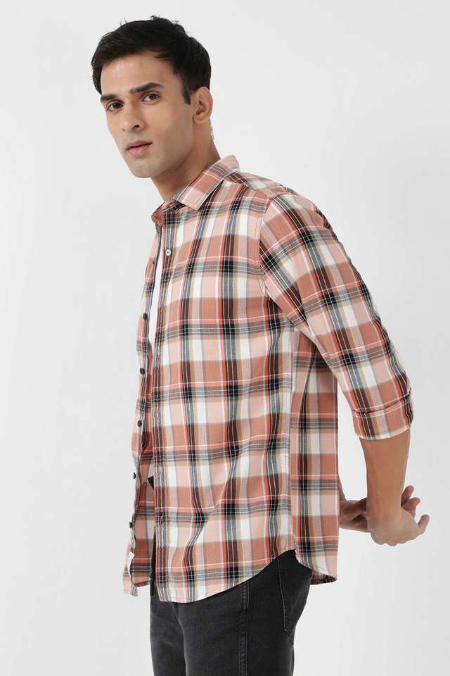 Checks-Cotton-Regular-Fit-Men-s-Casual-Shirt