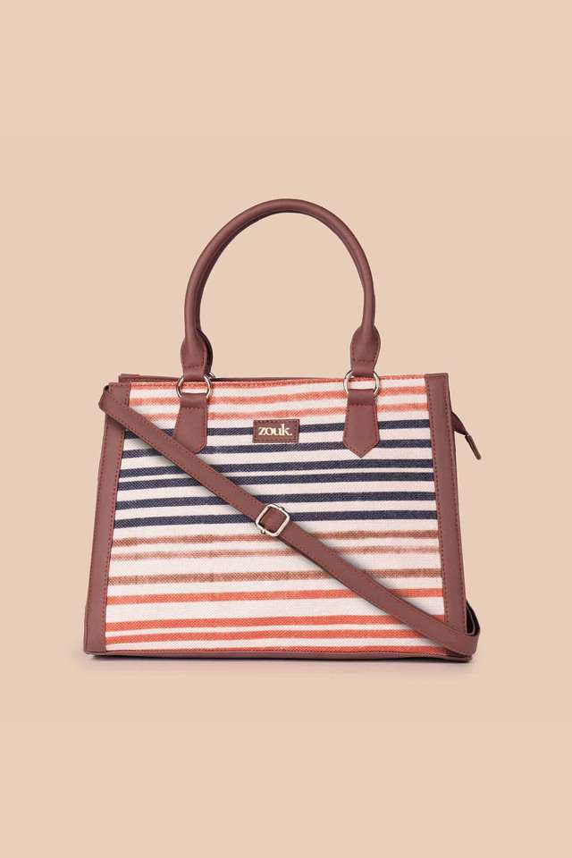 Qutub-Stripes-Classic-Handbag
