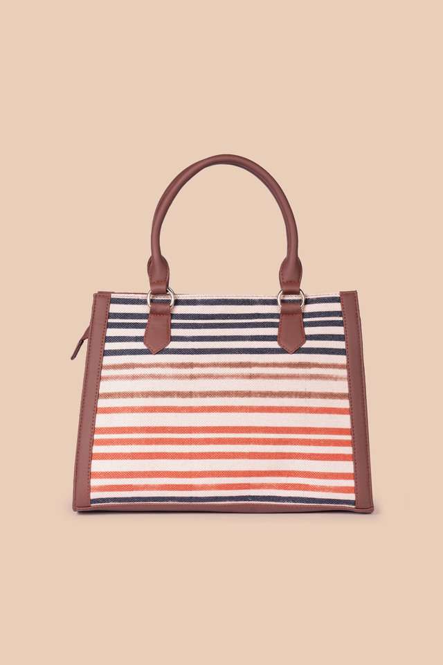 Qutub-Stripes-Classic-Handbag