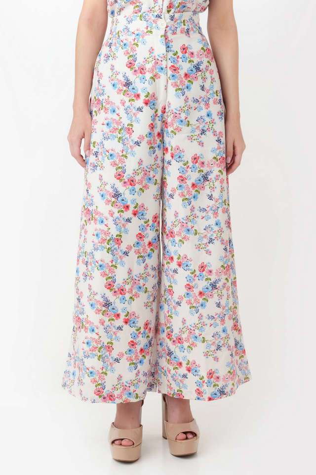 zink london Printed Relaxed Fit Polyester Women's Casual Wear Trouser-picture-29
