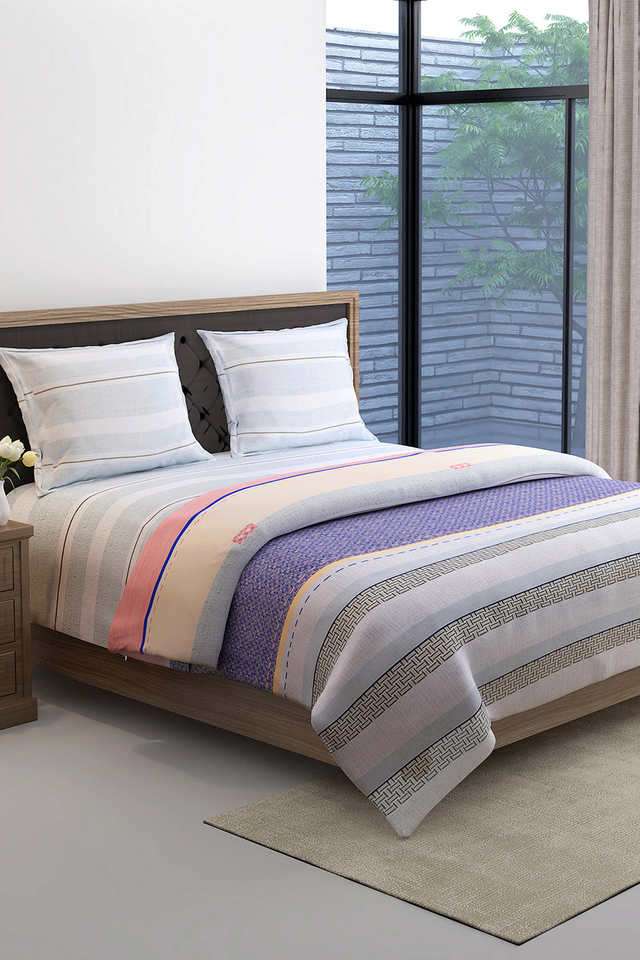 Zinnia-250-TC-Cotton-Floral-King-Quilt-Pack-of-1