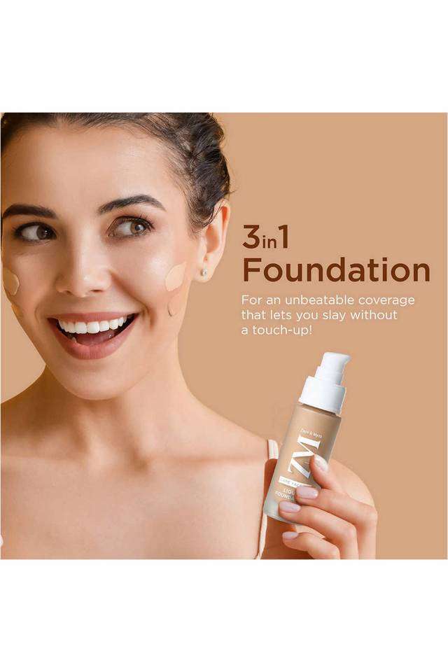 Buy Zayn & Myza 03 Vanilla Game Face On Liquid Foundation With SPF