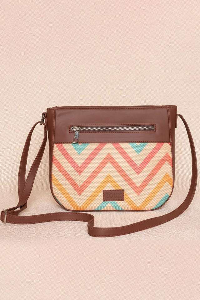 Zipper-Closure-Jute-Women-s-Casual-Wear-Sling-Bag