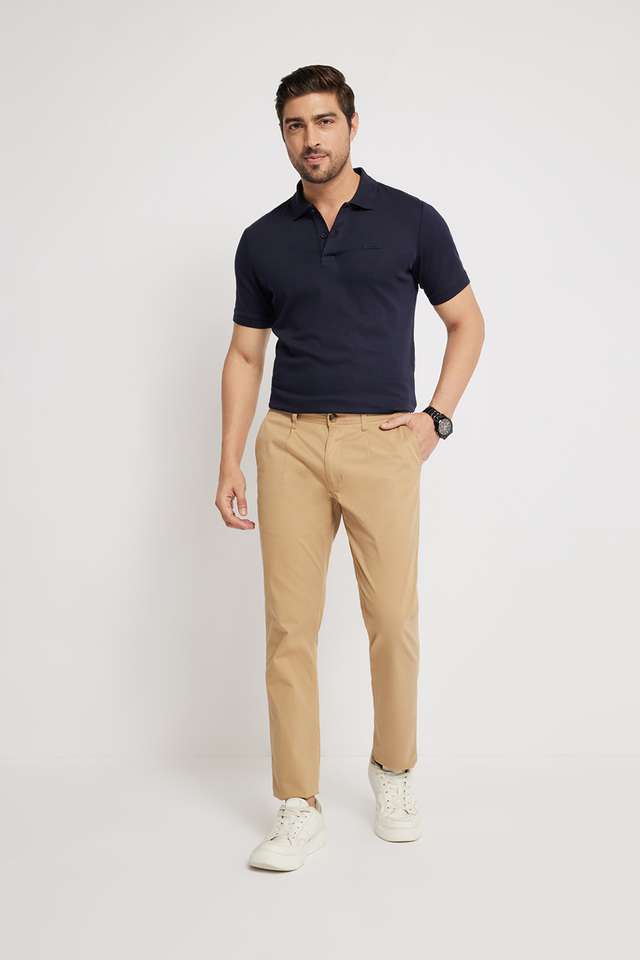 Solid-Cotton-Polo-Men-s-T-Shirt