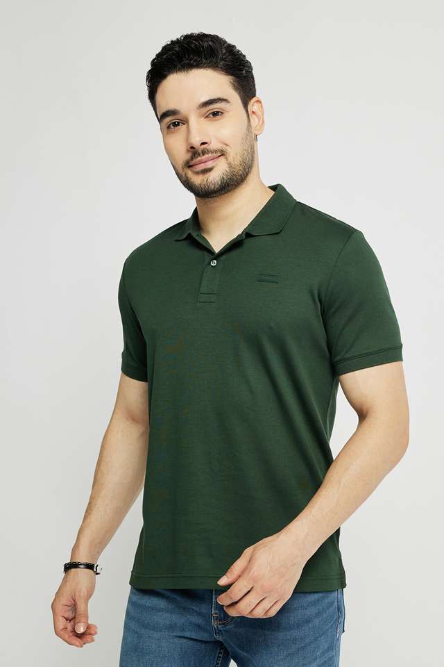 Solid-Cotton-Polo-Men-s-T-Shirt
