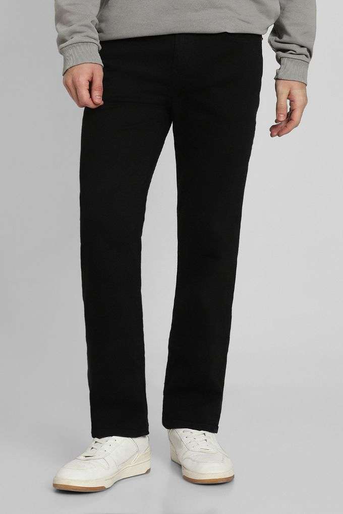 Light-Wash-Blended-Fabric-Bootcut-Fit-Men-Jeans