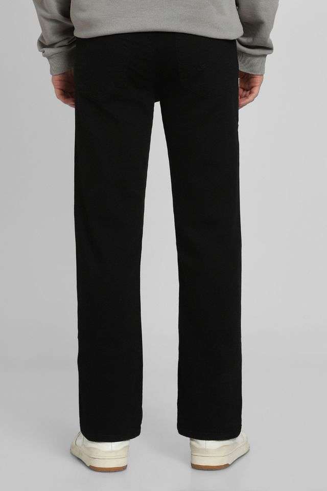 Mid-Rise-Blended-Fabric-Bootcut-Fit-Men-s-Jeans