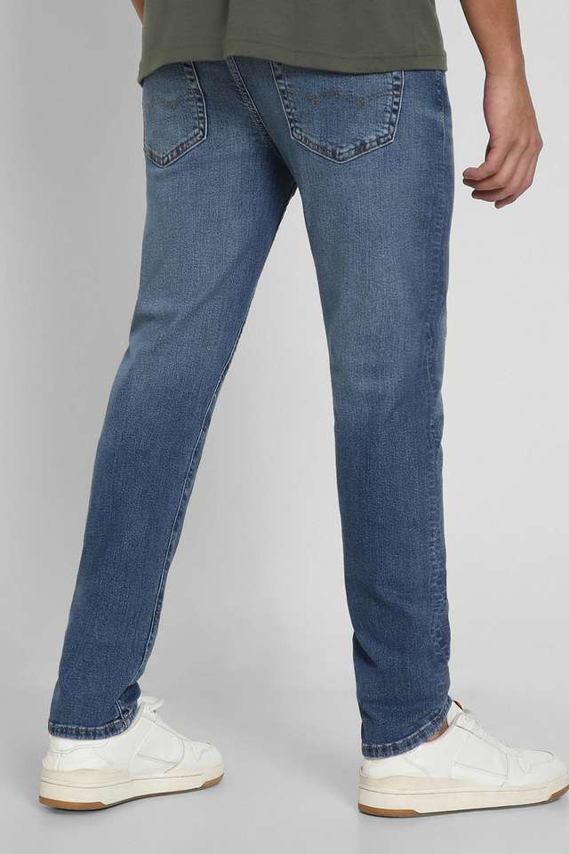 Light-Wash-Cotton-Slim-Fit-Men-s-Jeans