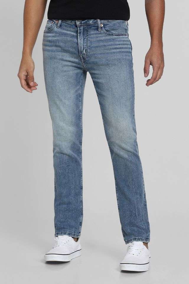 Mid-Rise-Blended-Fabric-Slim-Fit-Men-s-Jeans