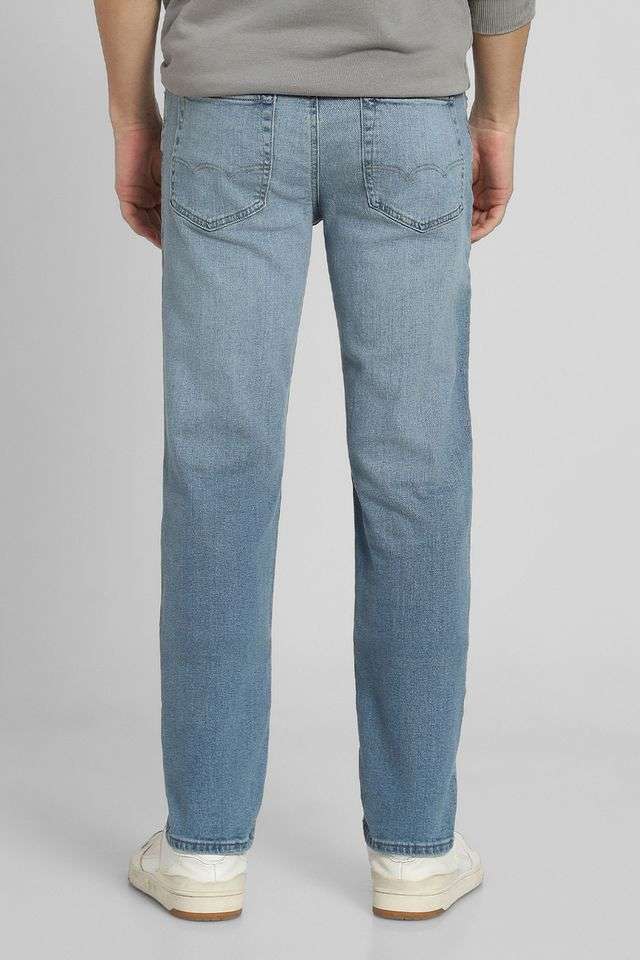 Mid-Rise-Blended-Fabric-Straight-Fit-Men-s-Jeans