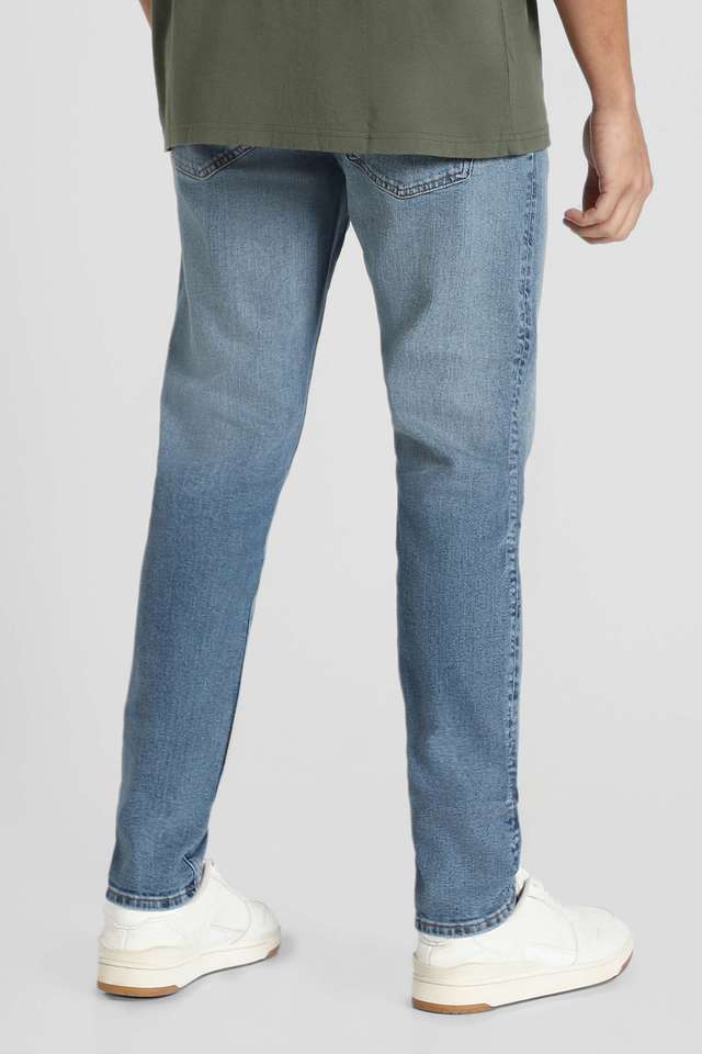 Light-Wash-Cotton-Skinny-Fit-Men-s-Jeans