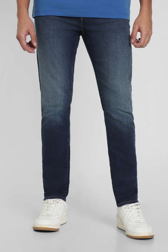 Light-Wash-Cotton-Skinny-Fit-Men-s-Jeans