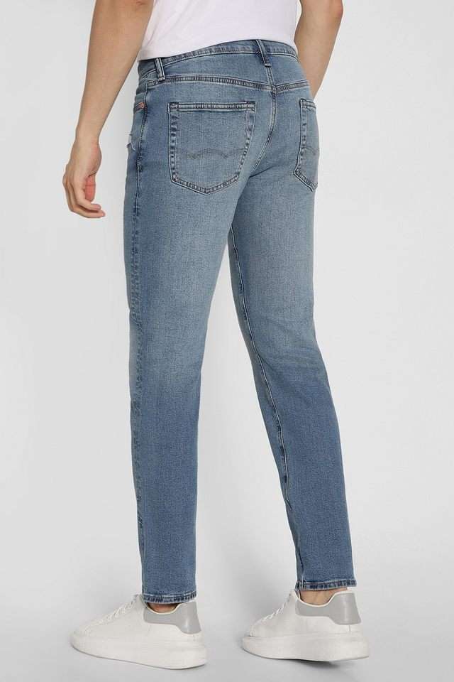 Light-Wash-Cotton-Straight-Fit-Men-s-Jeans
