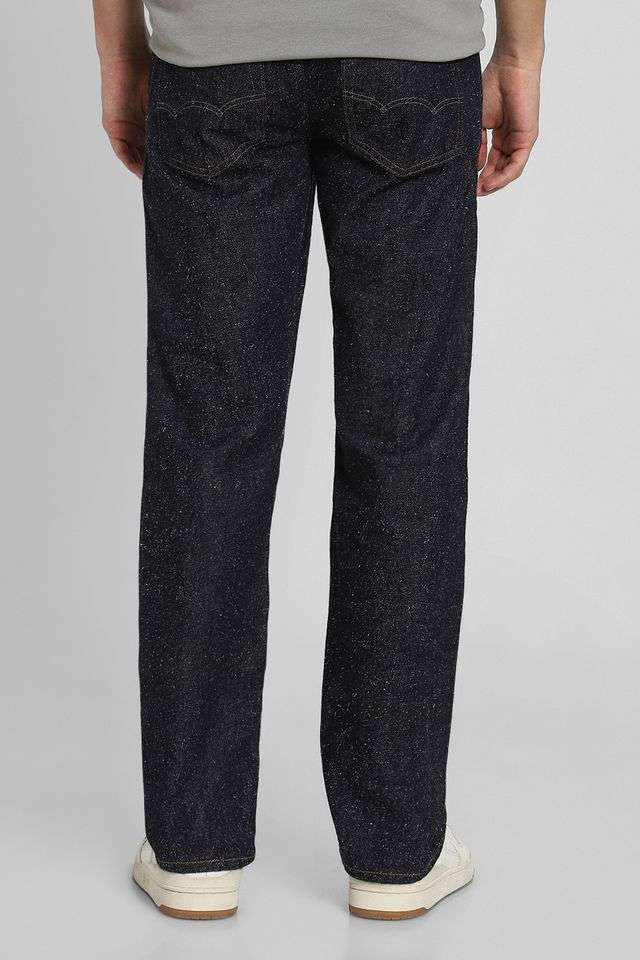 Mid-Rise-Blended-Fabric-Bootcut-Fit-Men-s-Jeans