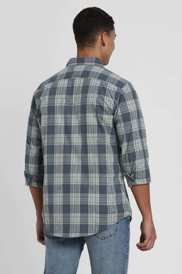 Checks-Cotton-Regular-Fit-Men-s-Casual-Shirt