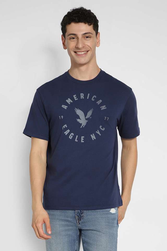 Printed-Polyester-Round-Neck-Men-s-T-Shirt