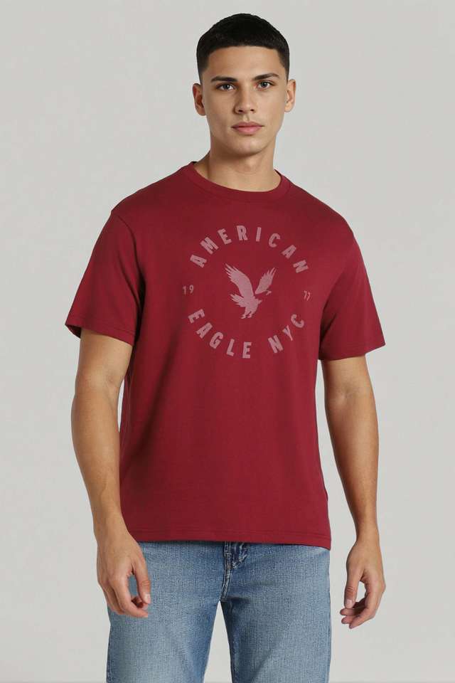 Printed-Polyester-Round-Neck-Men-s-T-Shirt