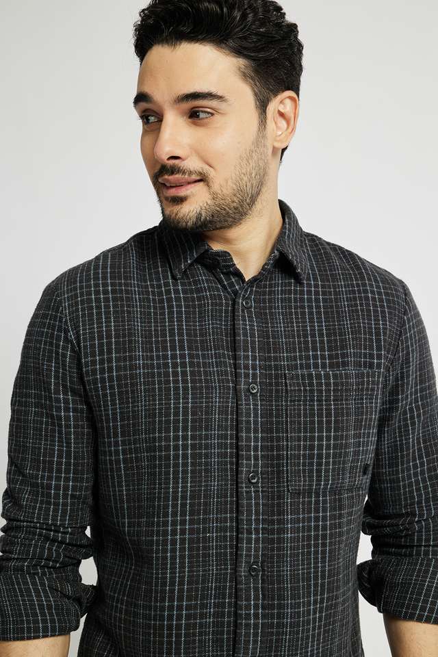 Checks-Cotton-Regular-Fit-Men-s-Casual-Shirt