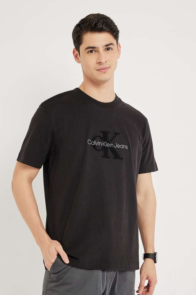 Solid-Cotton-Round-Neck-Men-s-T-Shirt