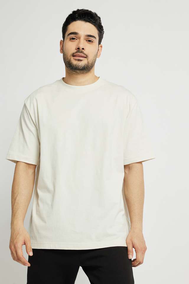 Solid-Cotton-Round-Neck-Men-s-T-Shirt
