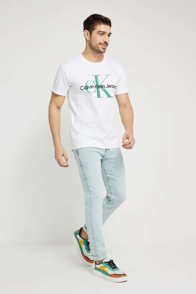 Solid-Cotton-Regular-Fit-Men-T-Shirt