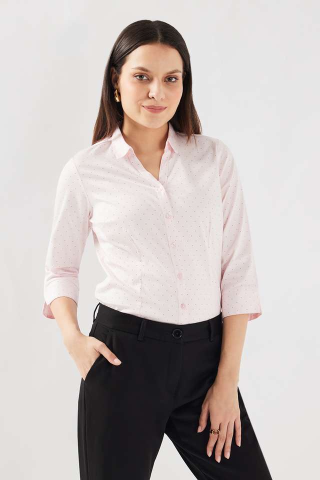 Printed-Blended-Fabric-Regular-Fit-Women-s-Shirt